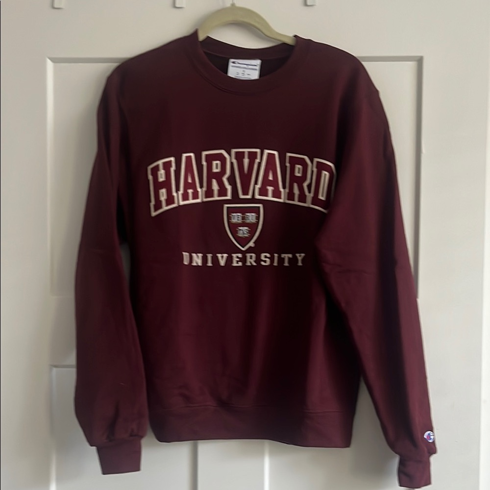 Champion Harvard University Maroon Sweatshirt
